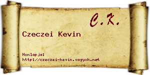 Czeczei Kevin névjegykártya